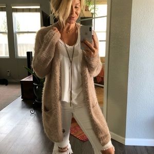 Cozy Tan Women's Cardigan